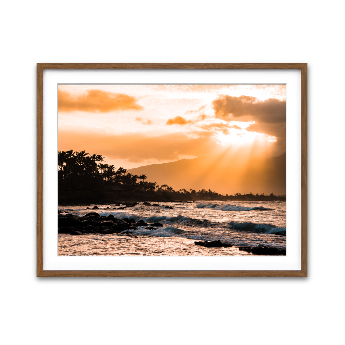 Framed Print 4x3 Walnut