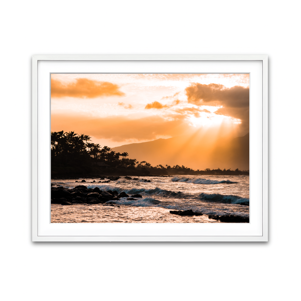 Framed Print 4x3 White