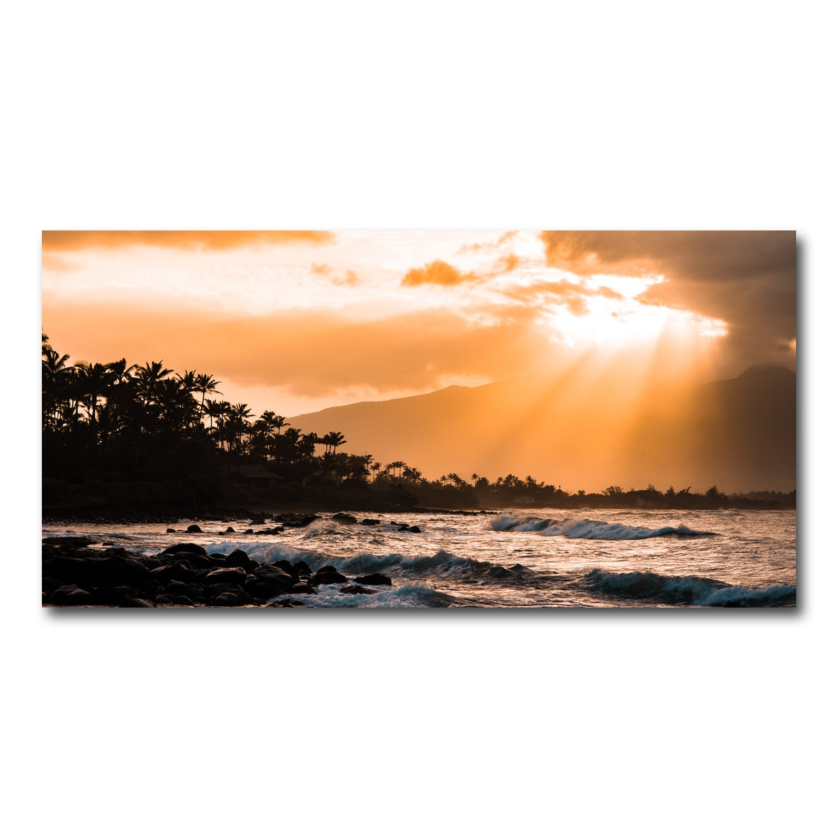 AUTO-MOCKUP WHITE | Warm Paradise | 1 Piece | Gallery Wrap Canvas | group=2x1