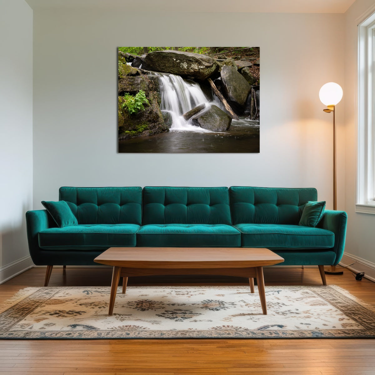 AUTO-MOCKUP ROOM | Waterfall Portrait