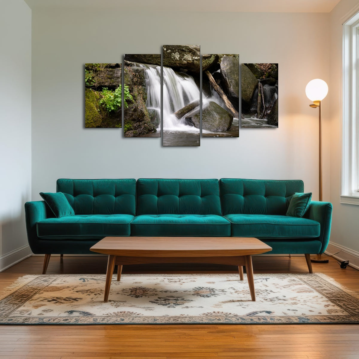 AUTO-MOCKUP ROOM | Waterfall Portrait