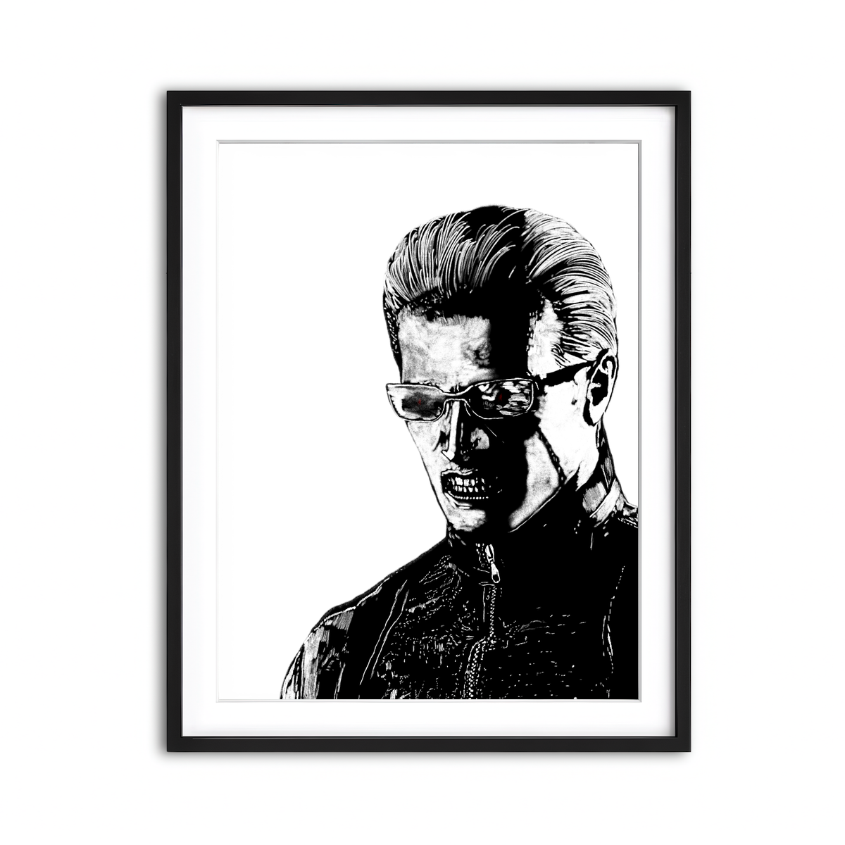 Framed Print 3x4 Black