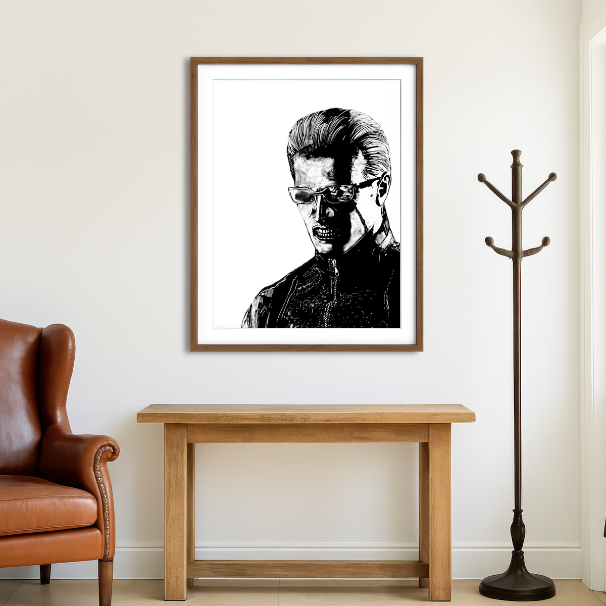 AUTO-MOCKUP ROOM | Wesker Wall Art
