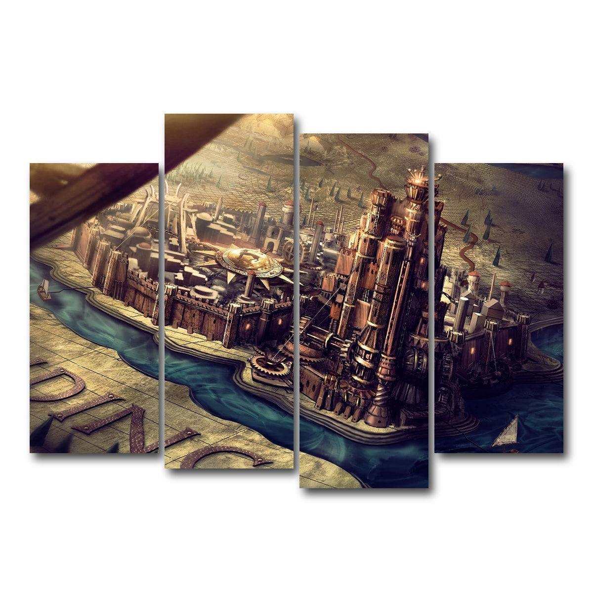 AUTO-MOCKUP WHITE | Westeros | 4 Piece | Gallery Wrap Canvas | group=4_normal