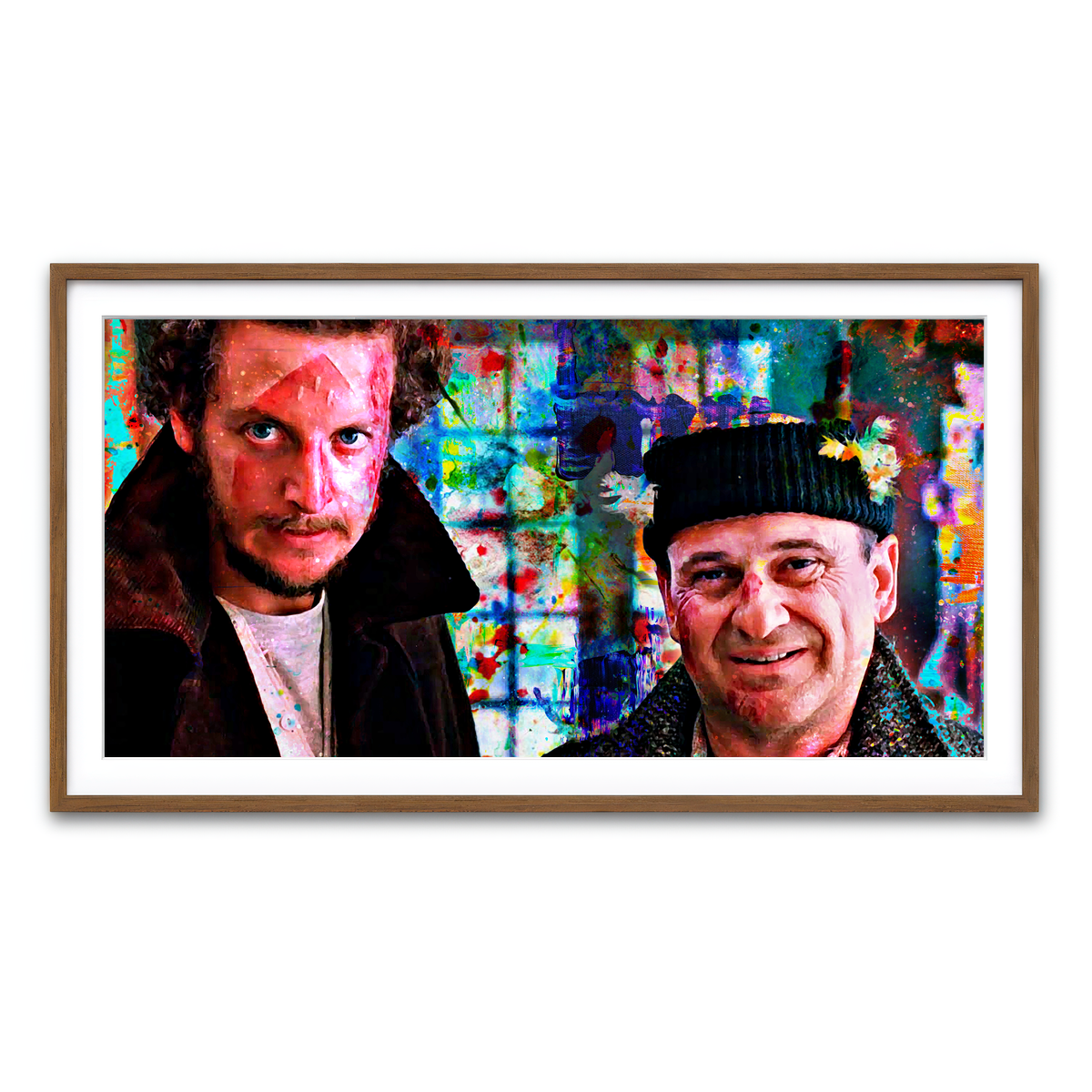 Framed Print 2x1 Walnut