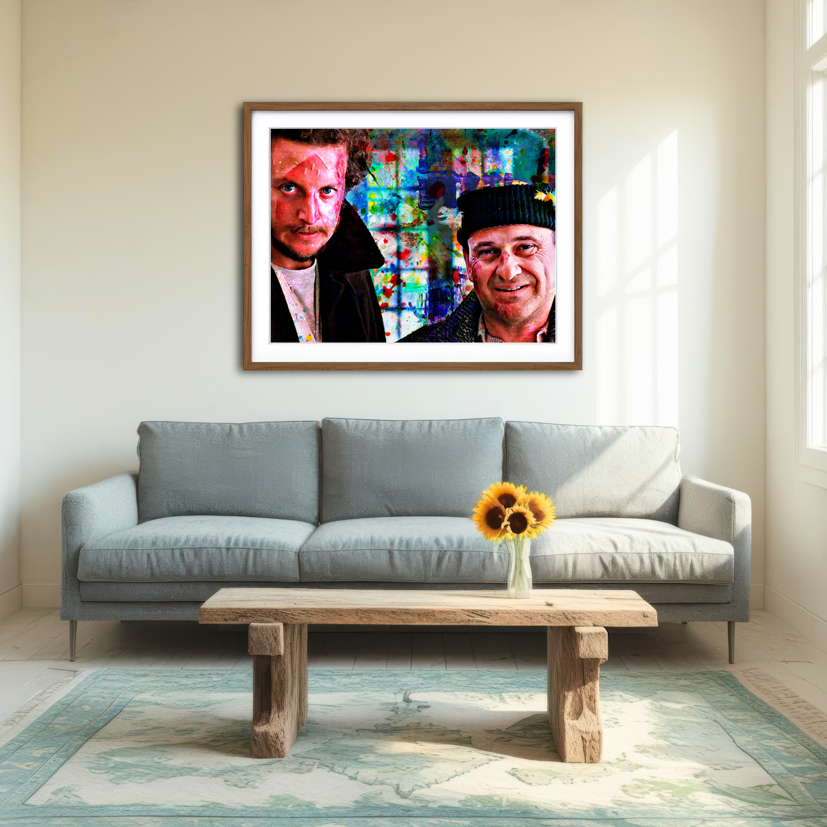 AUTO-MOCKUP ROOM | Wet Bandits Wall Art