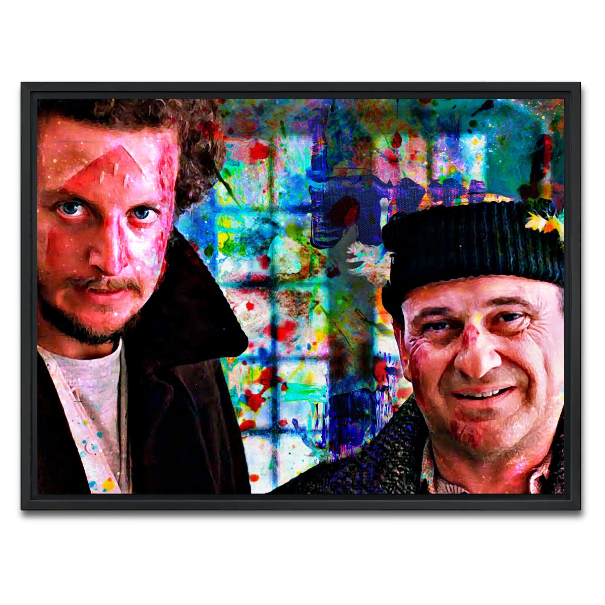 AUTO-MOCKUP WHITE | Wet Bandits | 1 Piece | Black Framed Canvas | group=4x3