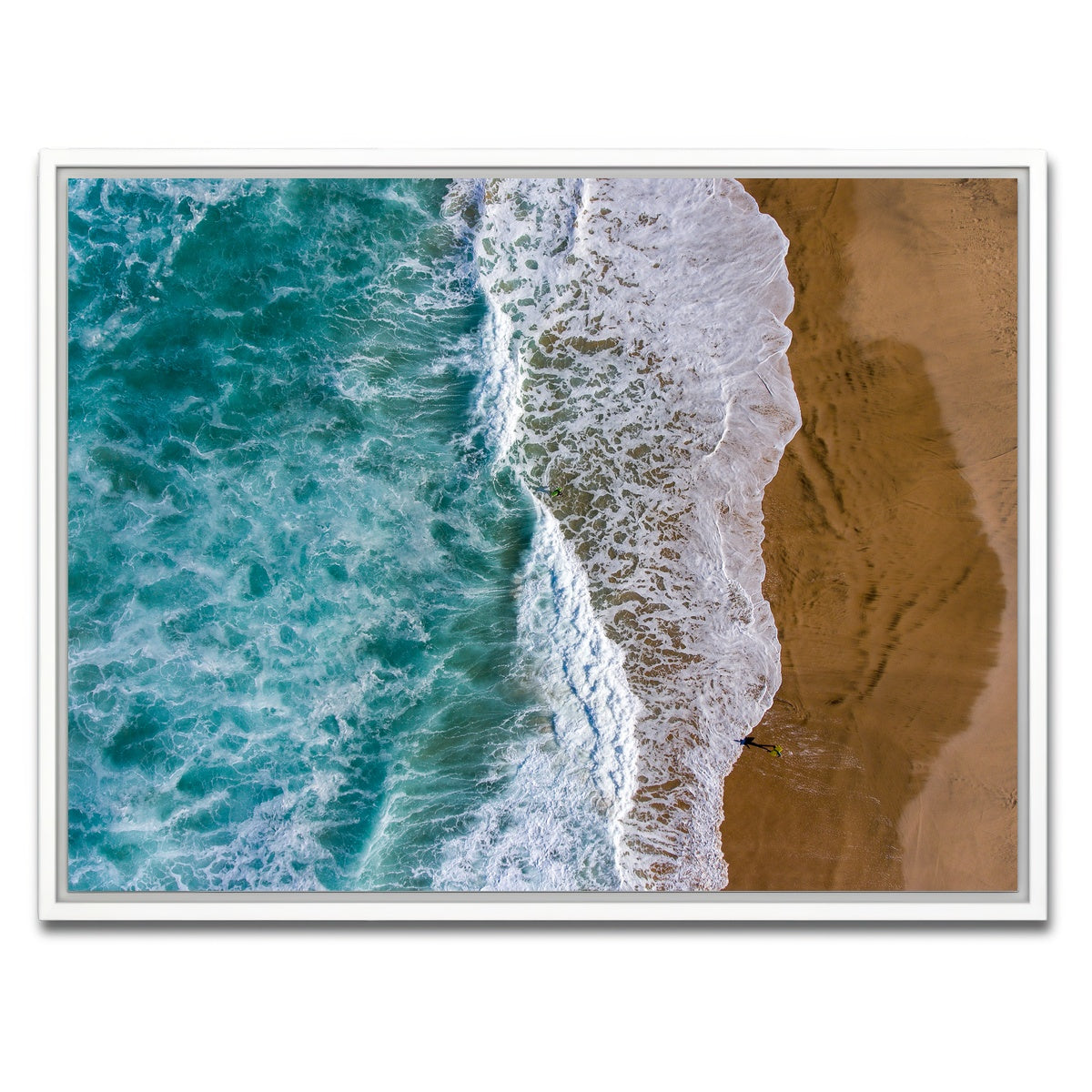 AUTO-MOCKUP WHITE | Wet Sand | 1 Piece | White Framed Canvas | group=4x3
