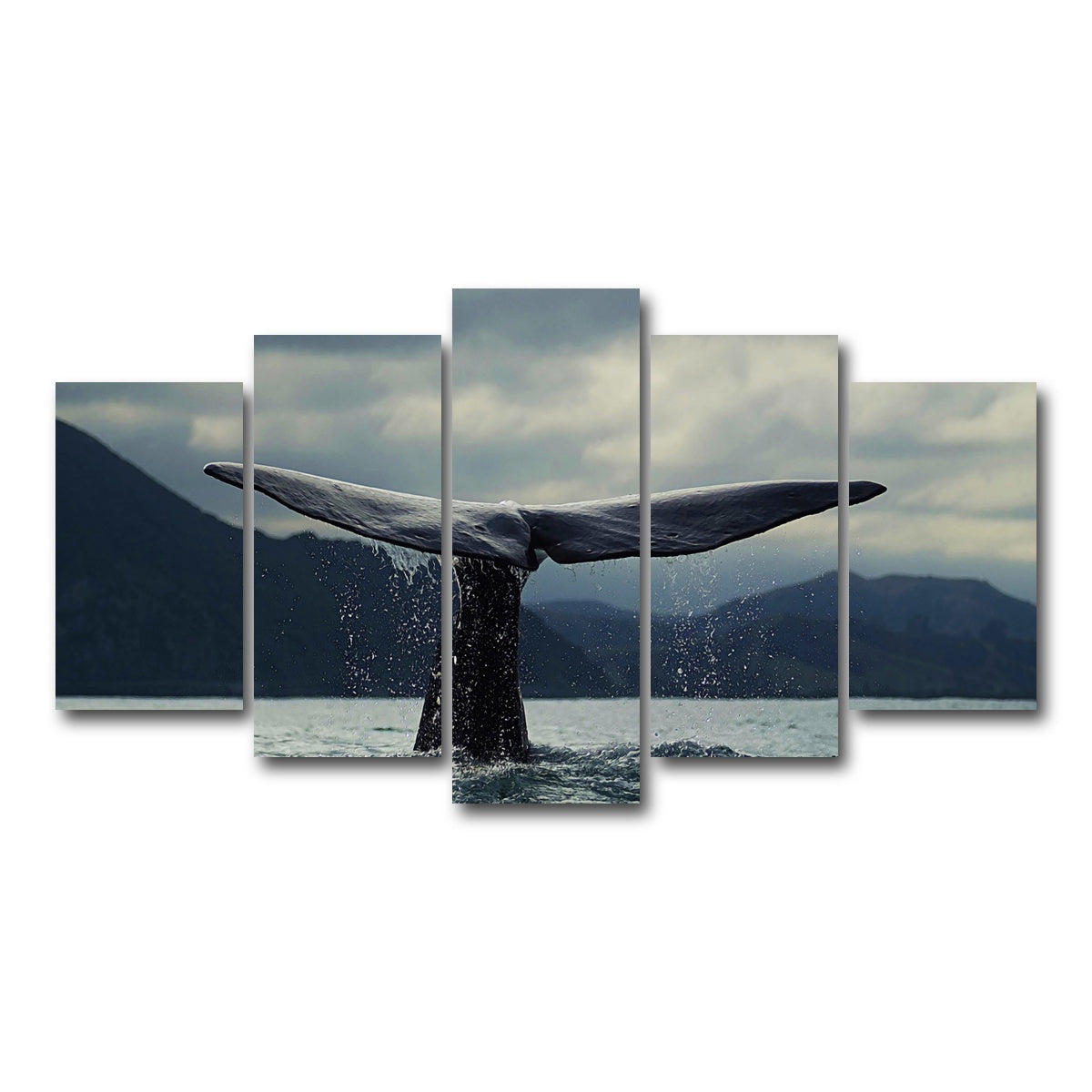 AUTO-MOCKUP WHITE | Whale Tail | 5 Piece | Gallery Wrap Canvas | group=5_normal