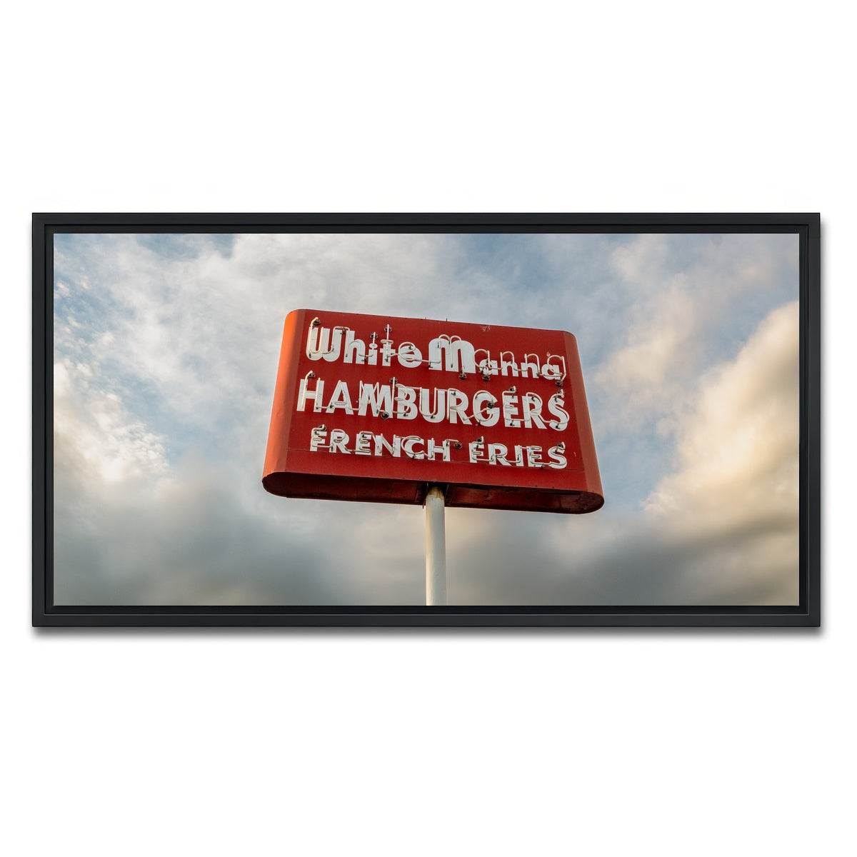 AUTO-MOCKUP WHITE | White Manna | 1 Piece | Black Framed Canvas | group=2x1