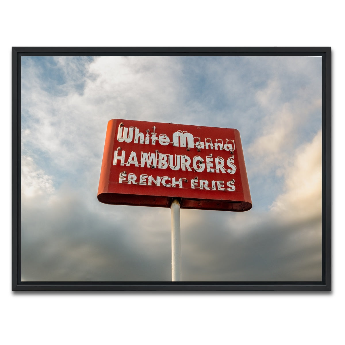 AUTO-MOCKUP WHITE | White Manna | 1 Piece | Black Framed Canvas | group=4x3