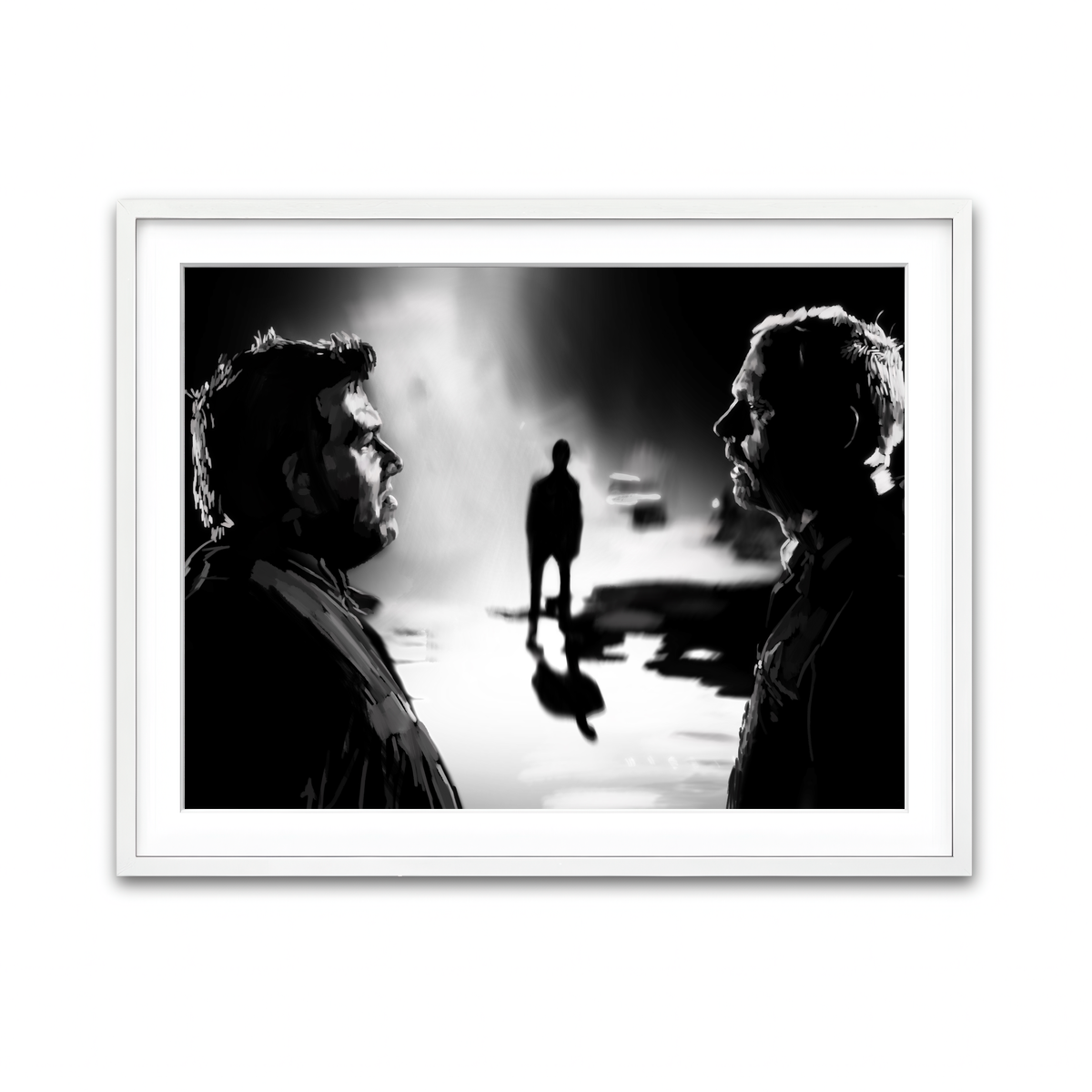 Framed Print 4x3 White