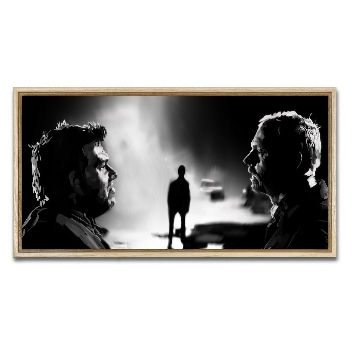 AUTO-MOCKUP WHITE | Who Made You King of the Zombies | 1 Piece | Natural Framed Canvas | group=2x1