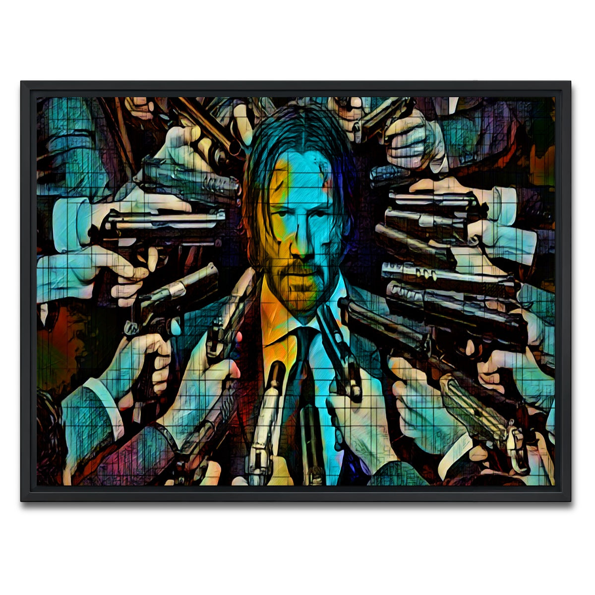 AUTO-MOCKUP WHITE | Wick | 1 Piece | Black Framed Canvas | group=4x3