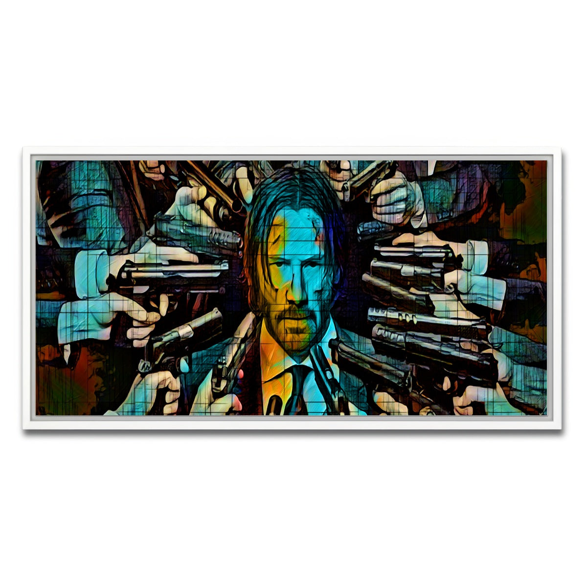 AUTO-MOCKUP WHITE | Wick | 1 Piece | White Framed Canvas | group=2x1