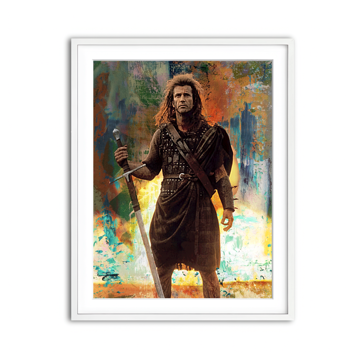 Framed Print 3x4 White