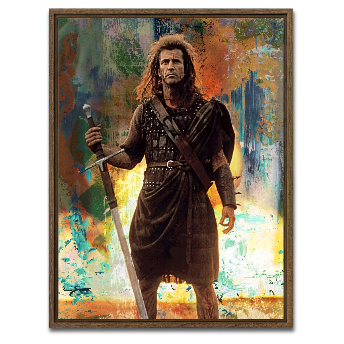 AUTO-MOCKUP WHITE | William Wallace | 1 Piece | Walnut Framed Canvas | group=3x4