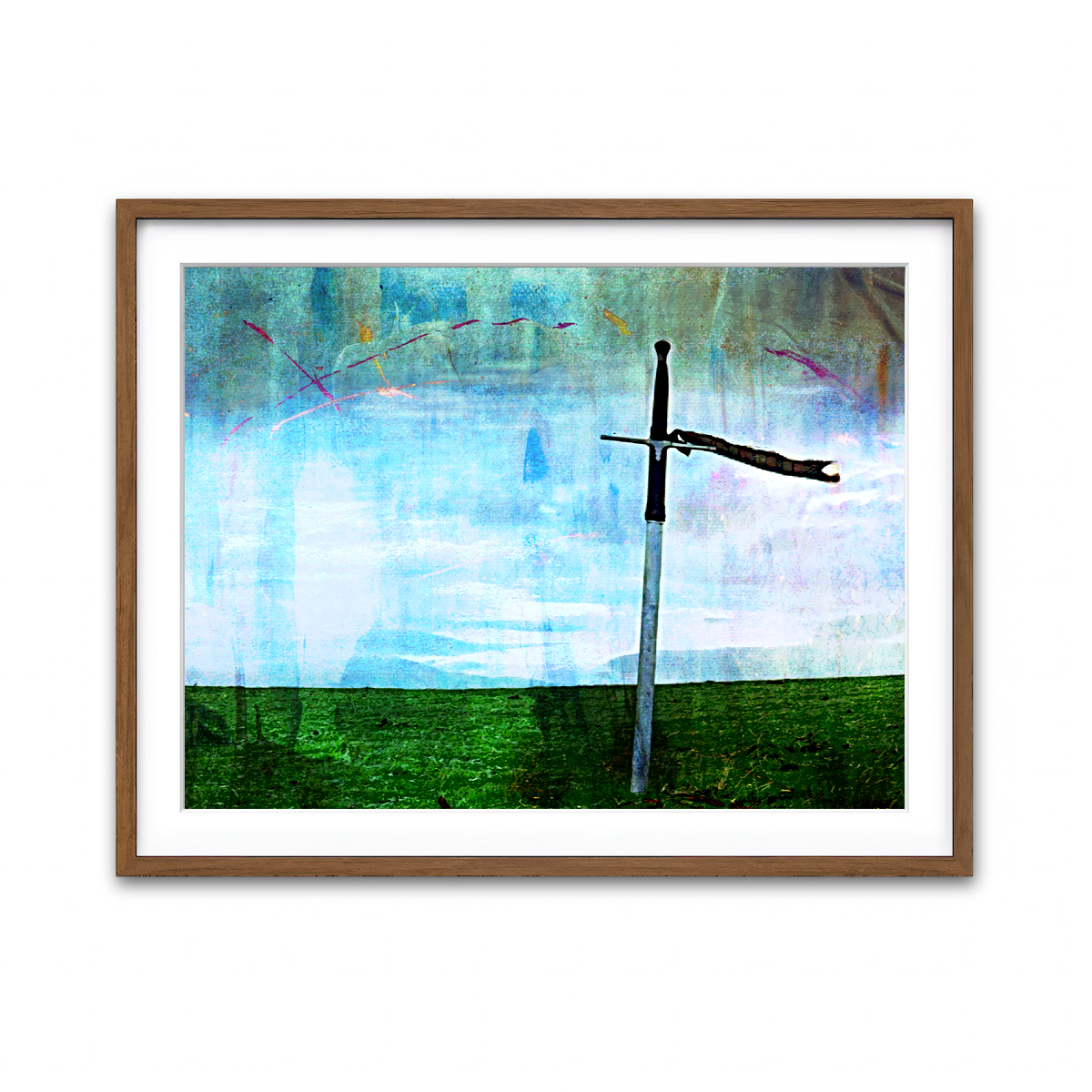 Framed Print 4x3 Walnut