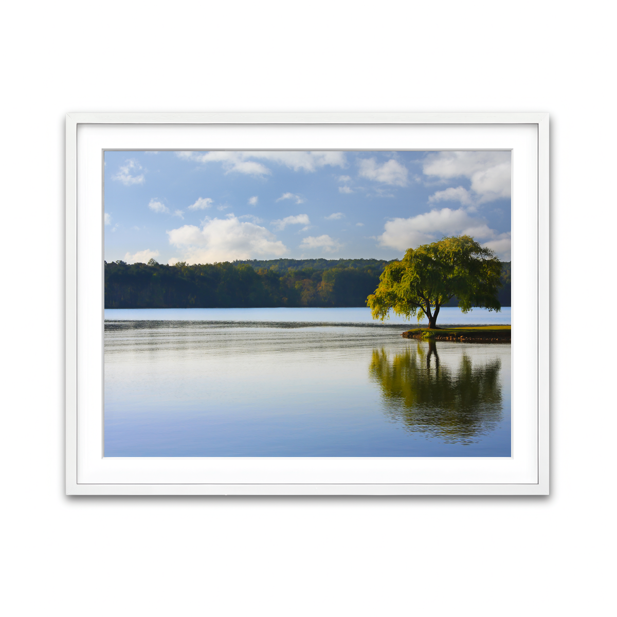 Framed Print 4x3 White