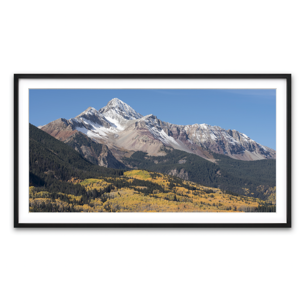 Framed Print 2x1 Black