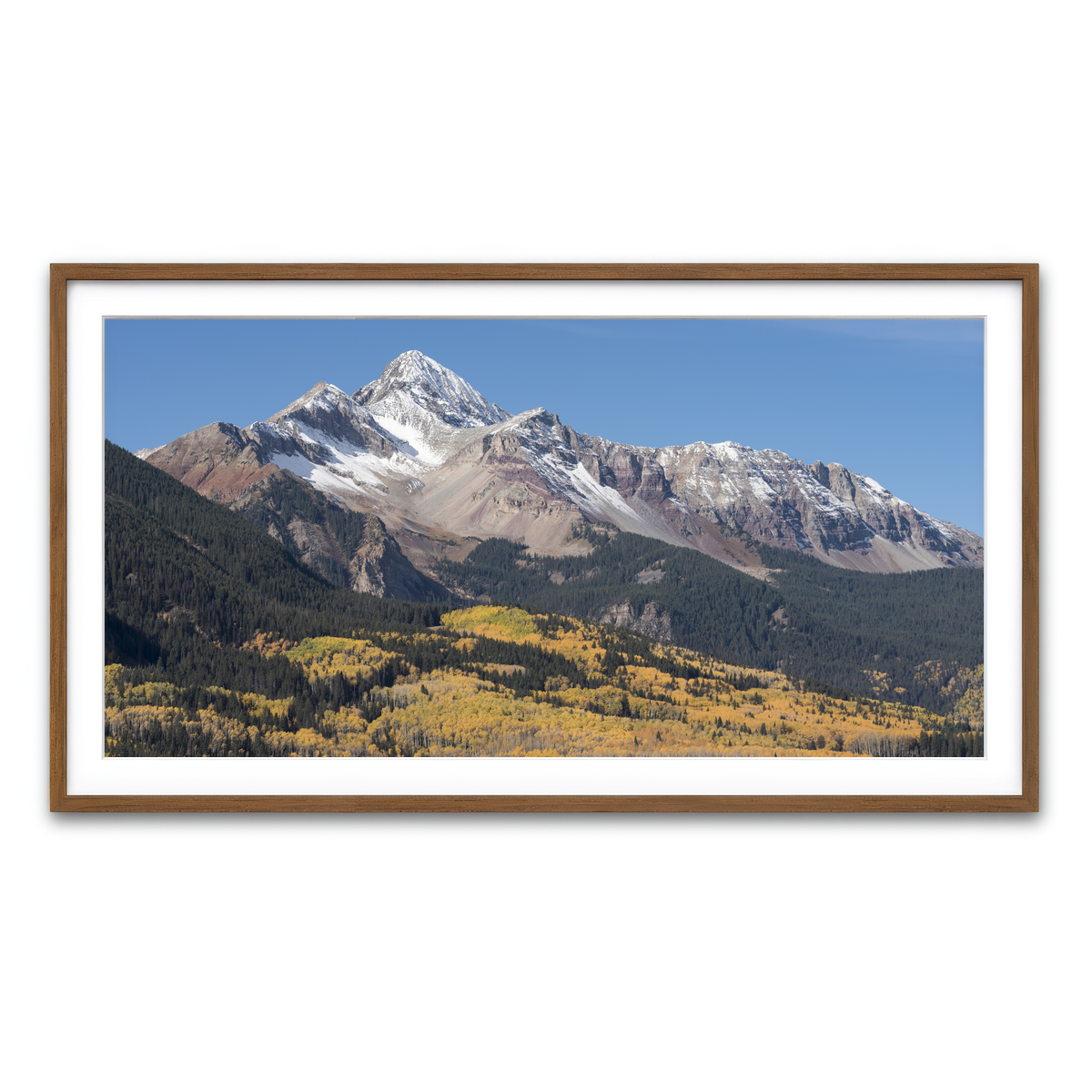 Framed Print 2x1 Walnut
