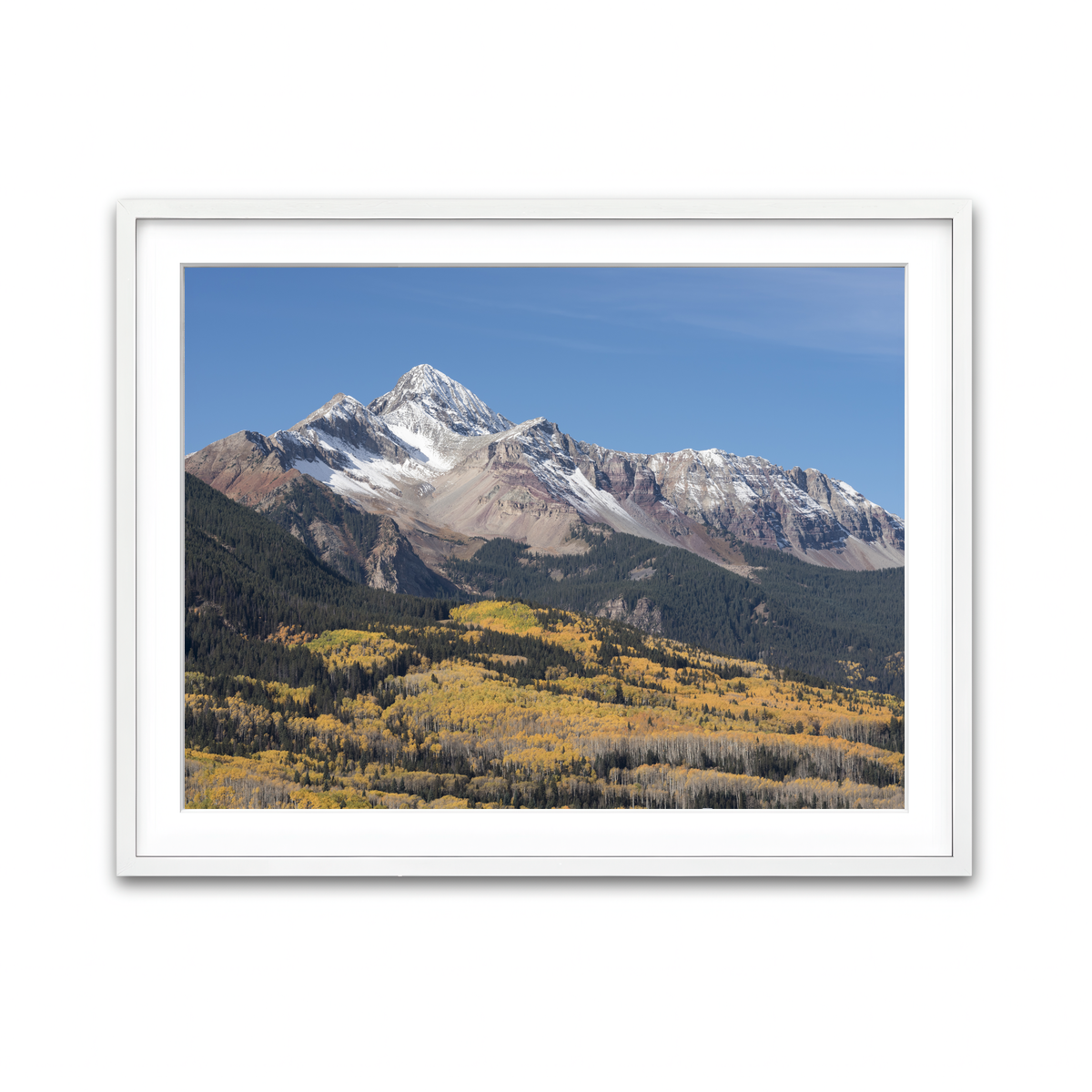 Framed Print 4x3 White