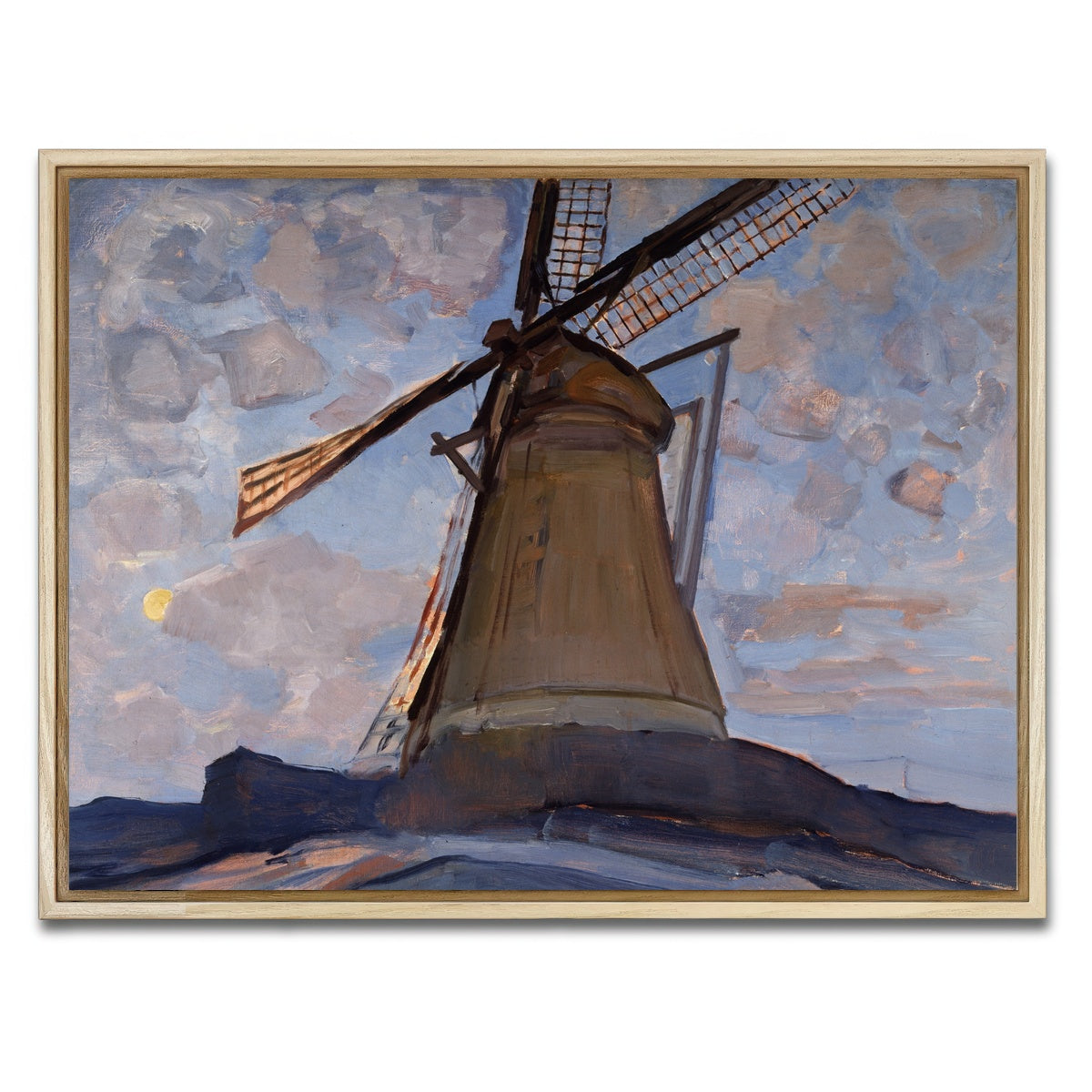 AUTO-MOCKUP WHITE | Windmill, 1917 | 1 Piece | Natural Framed Canvas | group=4x3