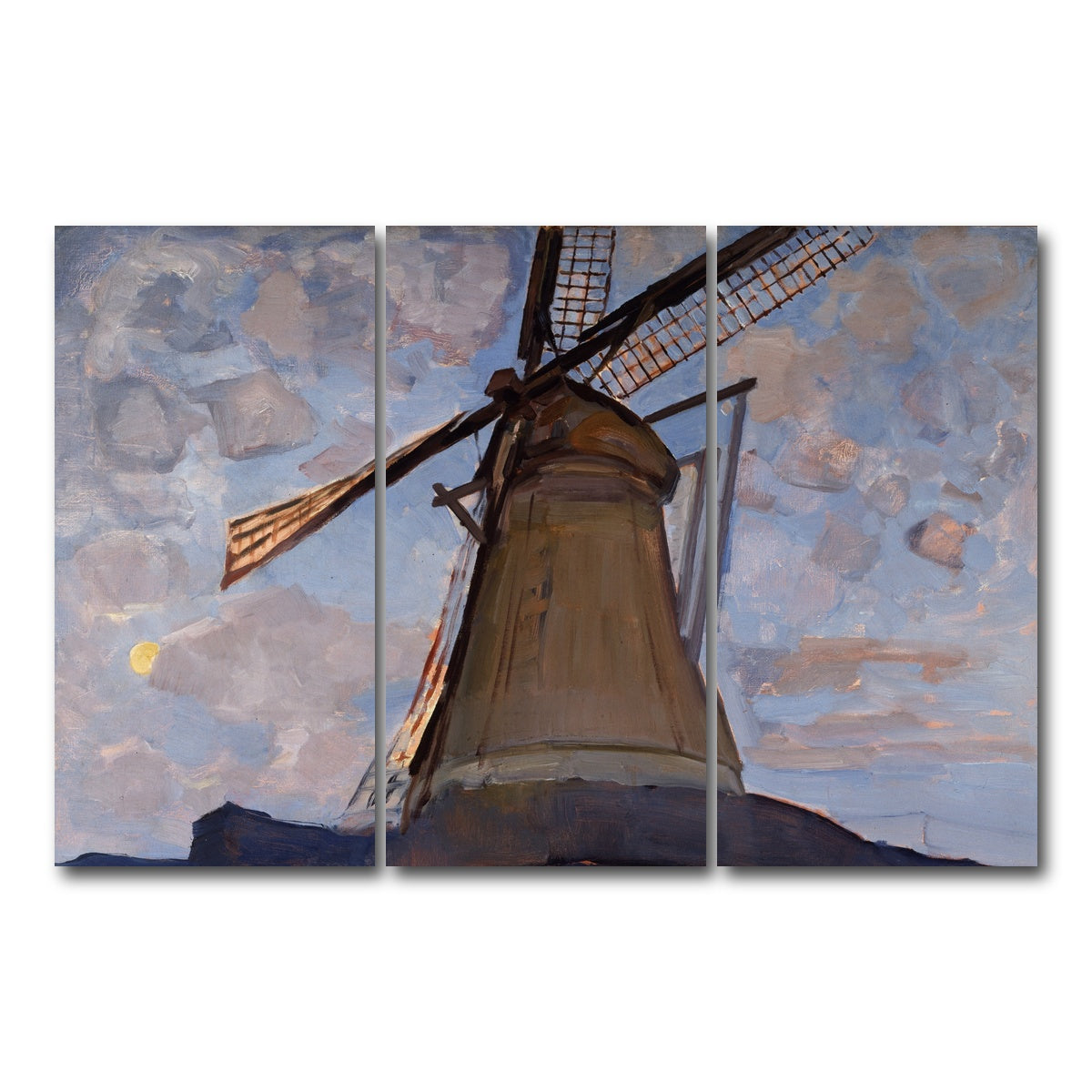 AUTO-MOCKUP WHITE | Windmill, 1917 | 3 Piece | Gallery Wrap Canvas | group=12x24