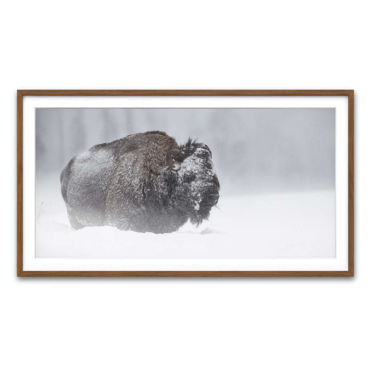 Framed Print 2x1 Walnut