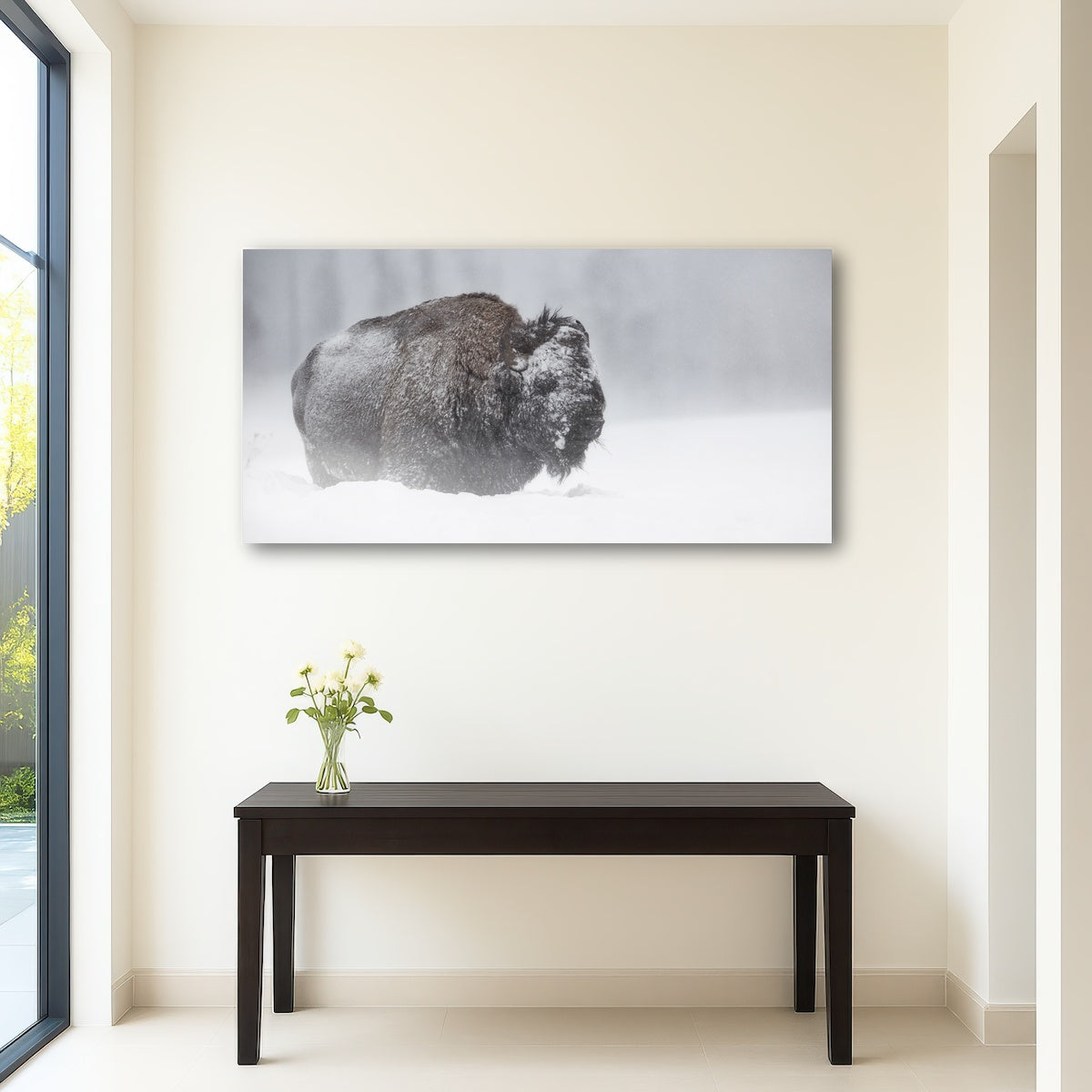 AUTO-MOCKUP ROOM | Winter Bison - Yellowstone