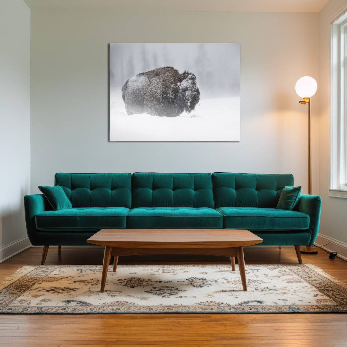 AUTO-MOCKUP ROOM | Winter Bison - Yellowstone