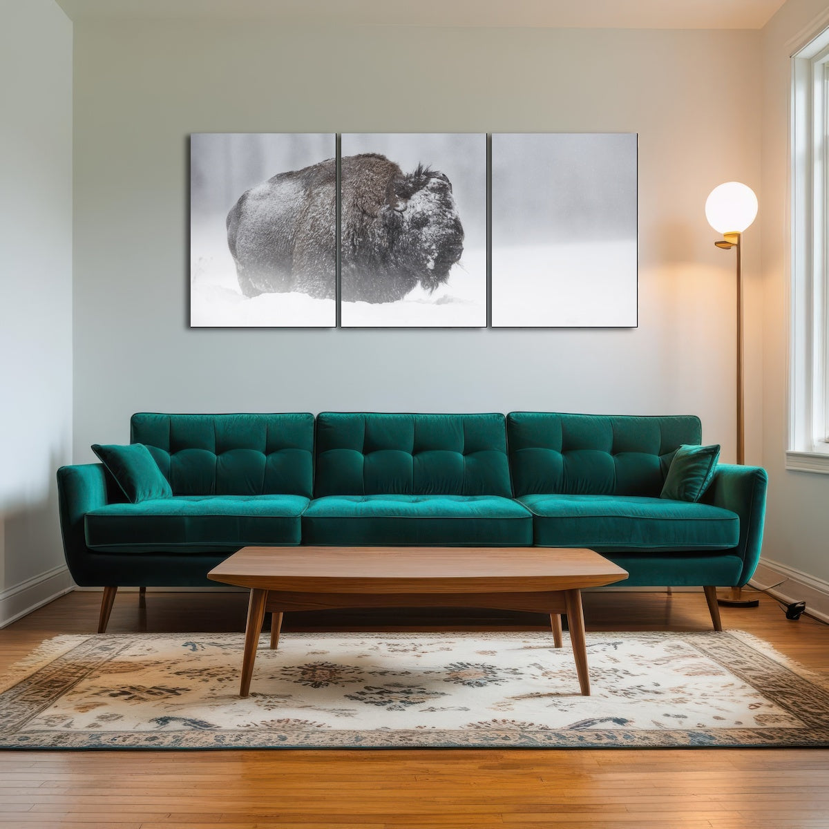 AUTO-MOCKUP ROOM | Winter Bison - Yellowstone