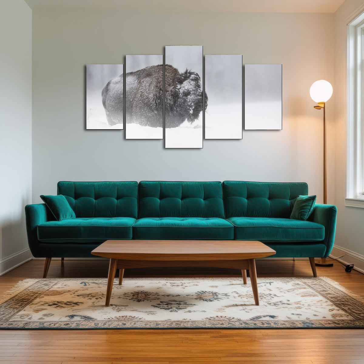 AUTO-MOCKUP ROOM | Winter Bison - Yellowstone