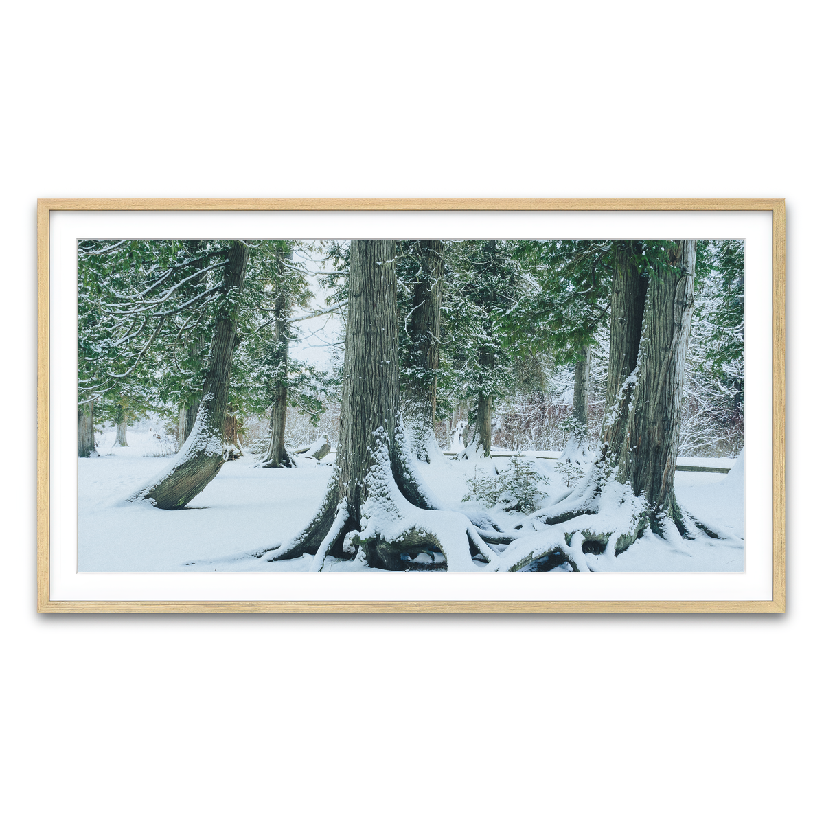 Framed Print 2x1 Natural
