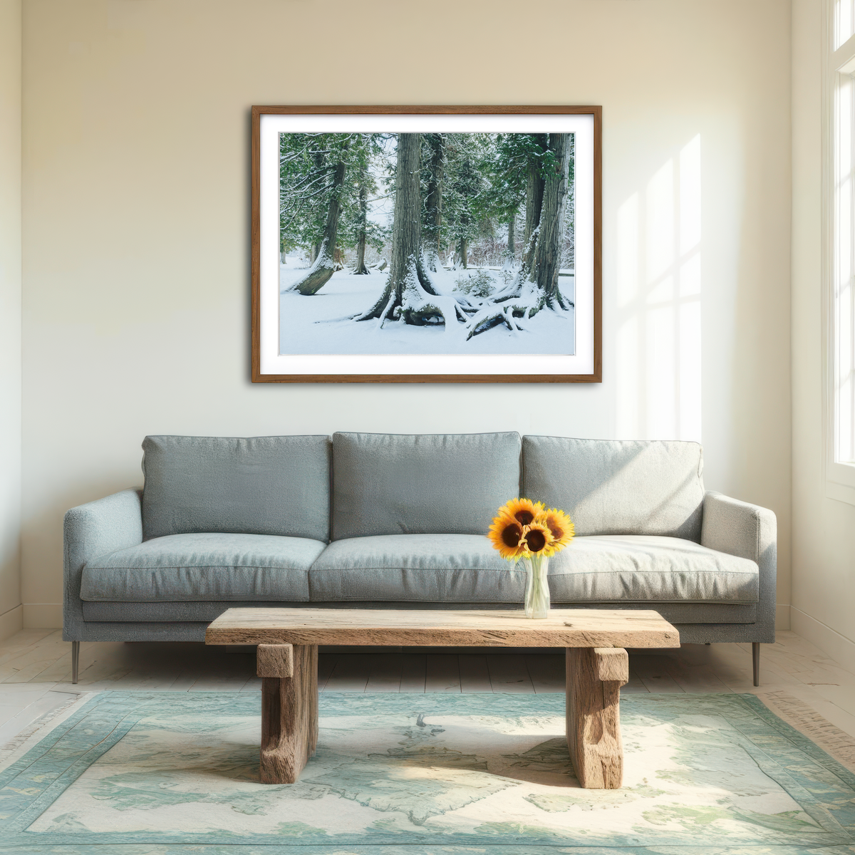 AUTO-MOCKUP ROOM | Winter in Northern BC 1 Wall Art