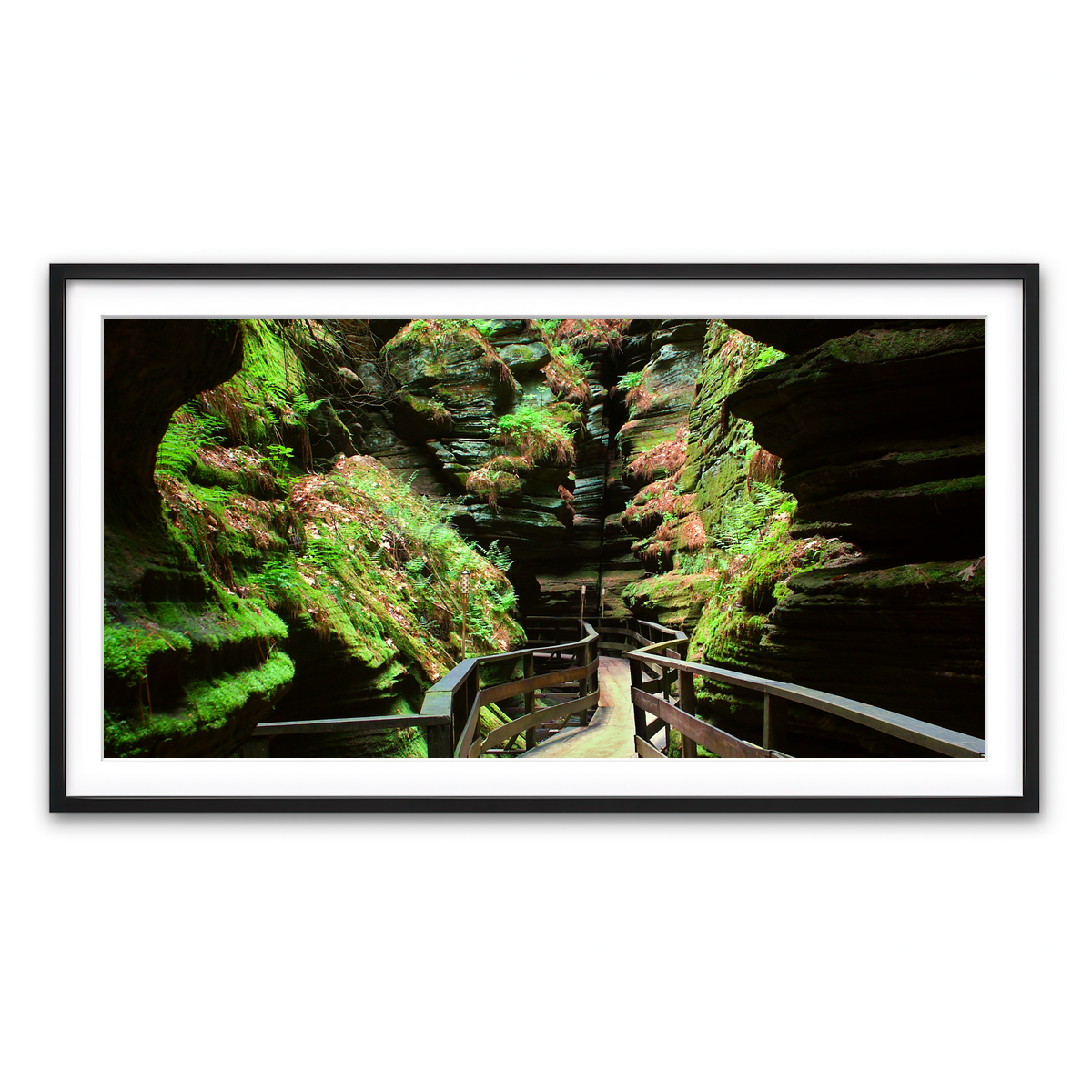Framed Print 2x1 Black