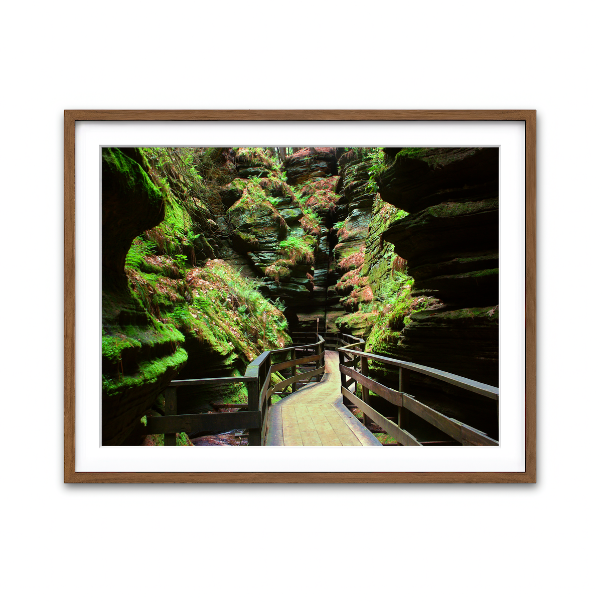 Framed Print 4x3 Walnut