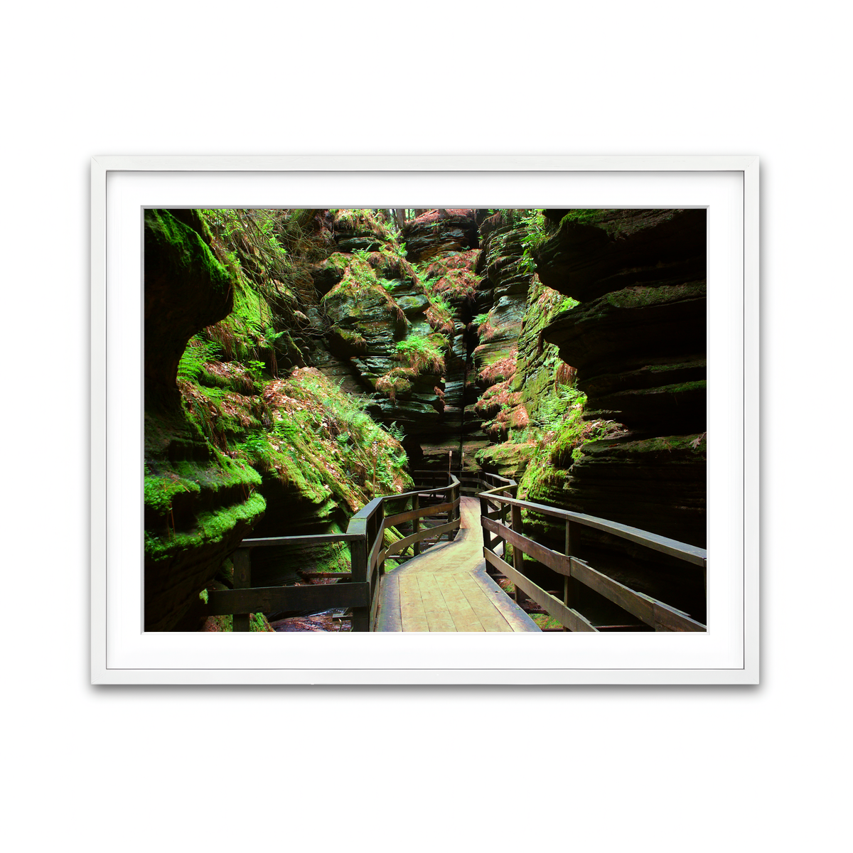 Framed Print 4x3 White