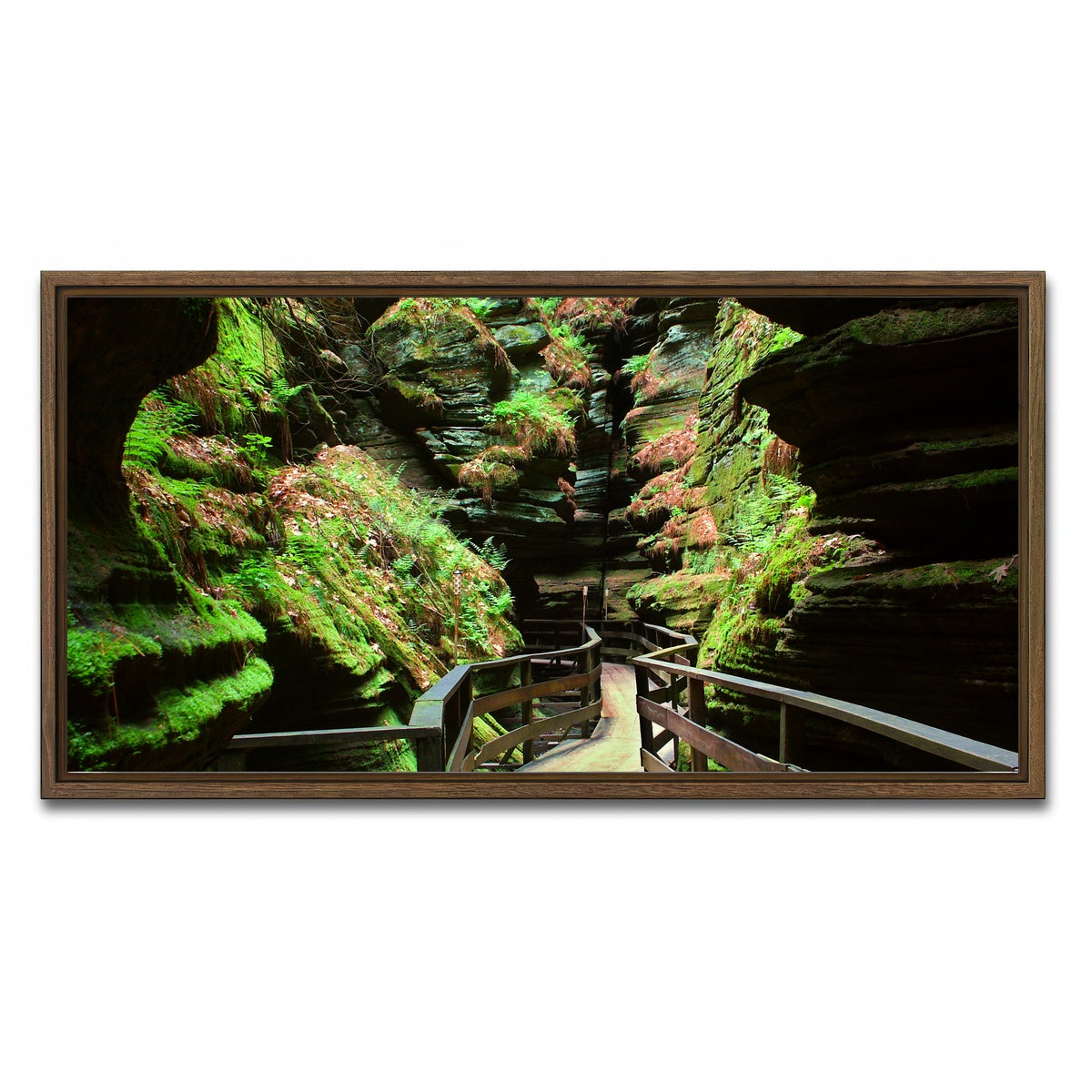 AUTO-MOCKUP WHITE | Witches Gulch | 1 Piece | Walnut Framed Canvas | group=2x1