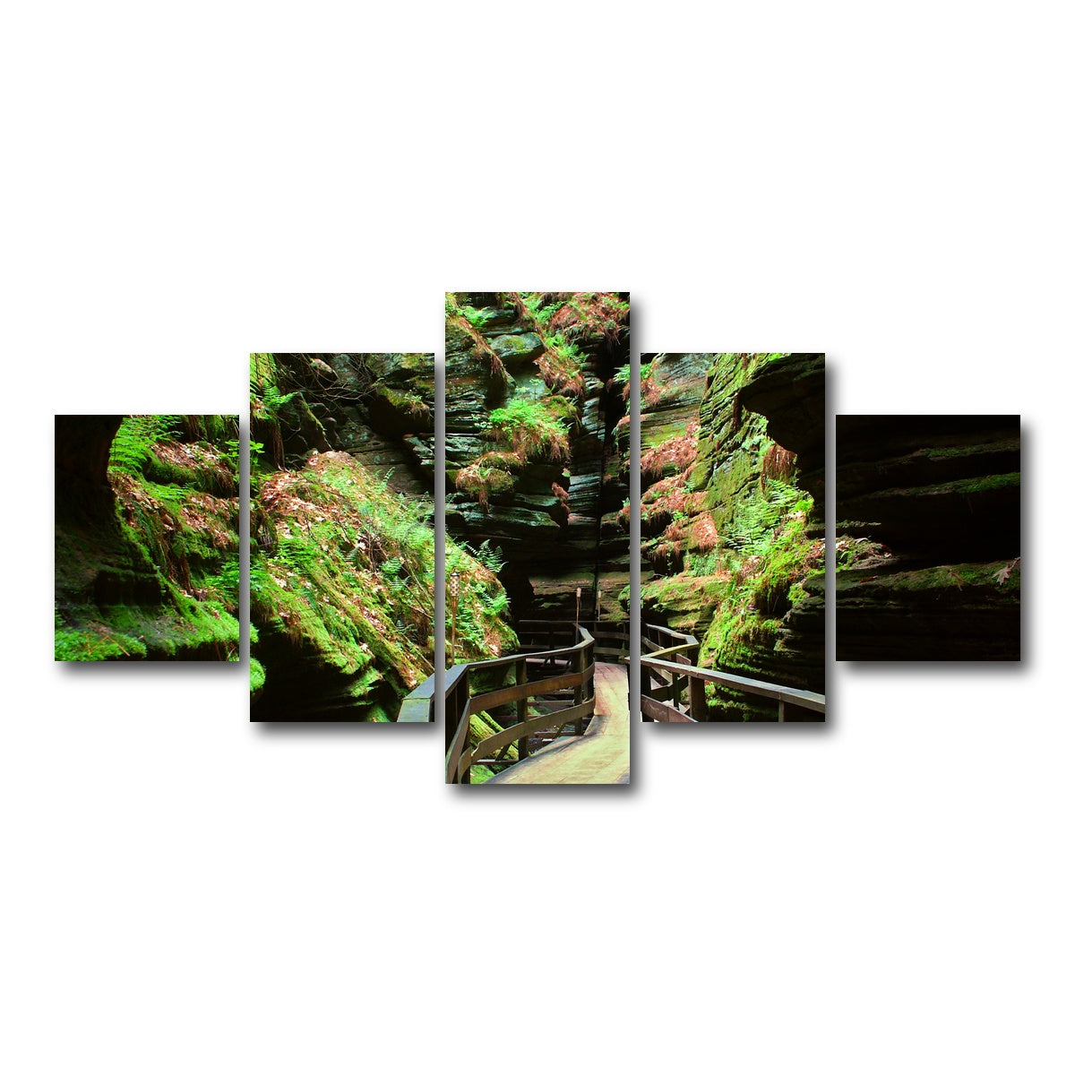 AUTO-MOCKUP WHITE | Witches Gulch | 5 Piece | Gallery Wrap Canvas | group=5_short