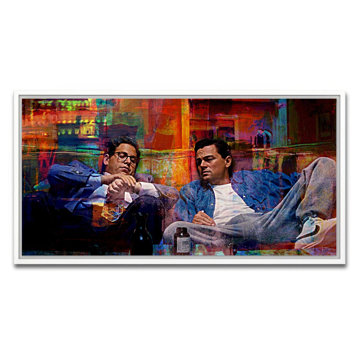 AUTO-MOCKUP WHITE | Wolf of Wall Street Lemmon | 1 Piece | White Framed Canvas | group=2x1