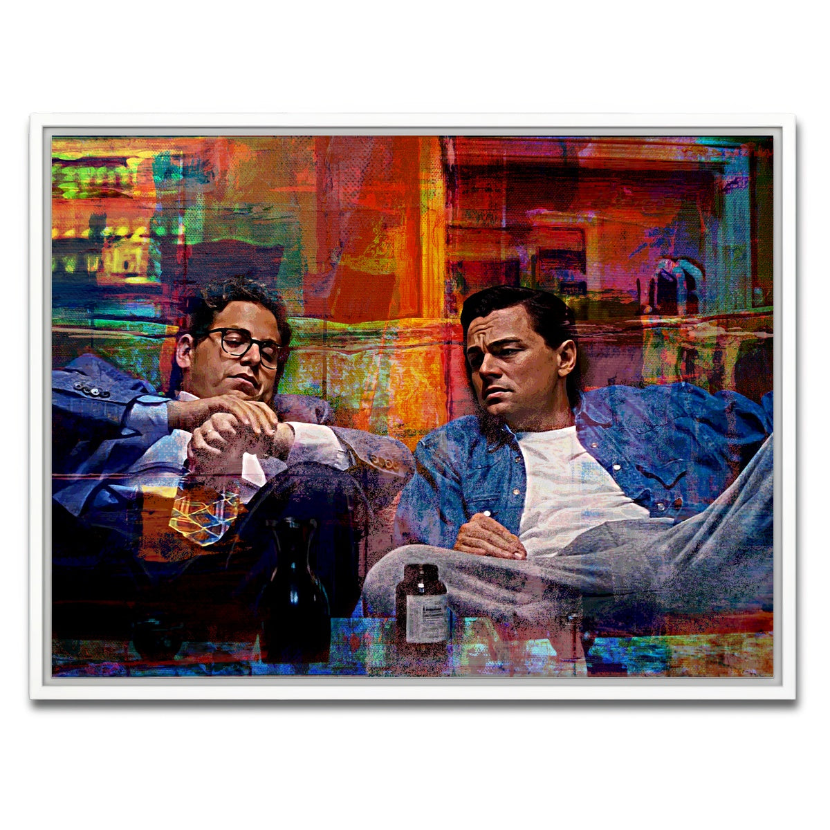 AUTO-MOCKUP WHITE | Wolf of Wall Street Lemmon | 1 Piece | White Framed Canvas | group=4x3