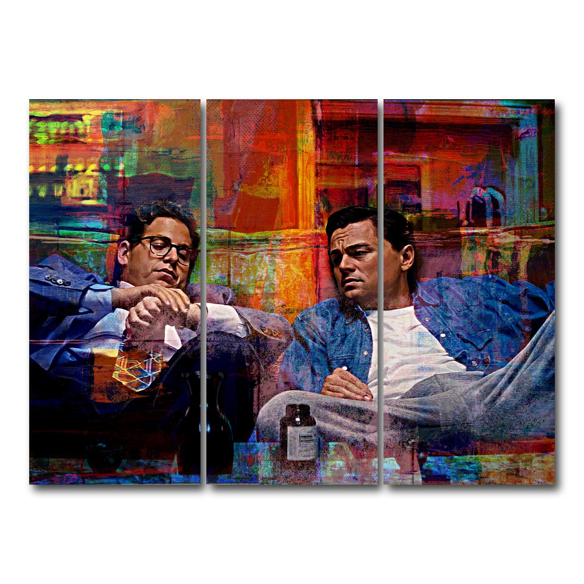 AUTO-MOCKUP WHITE | Wolf of Wall Street Lemmon | 3 Piece | Gallery Wrap Canvas | group=8x18