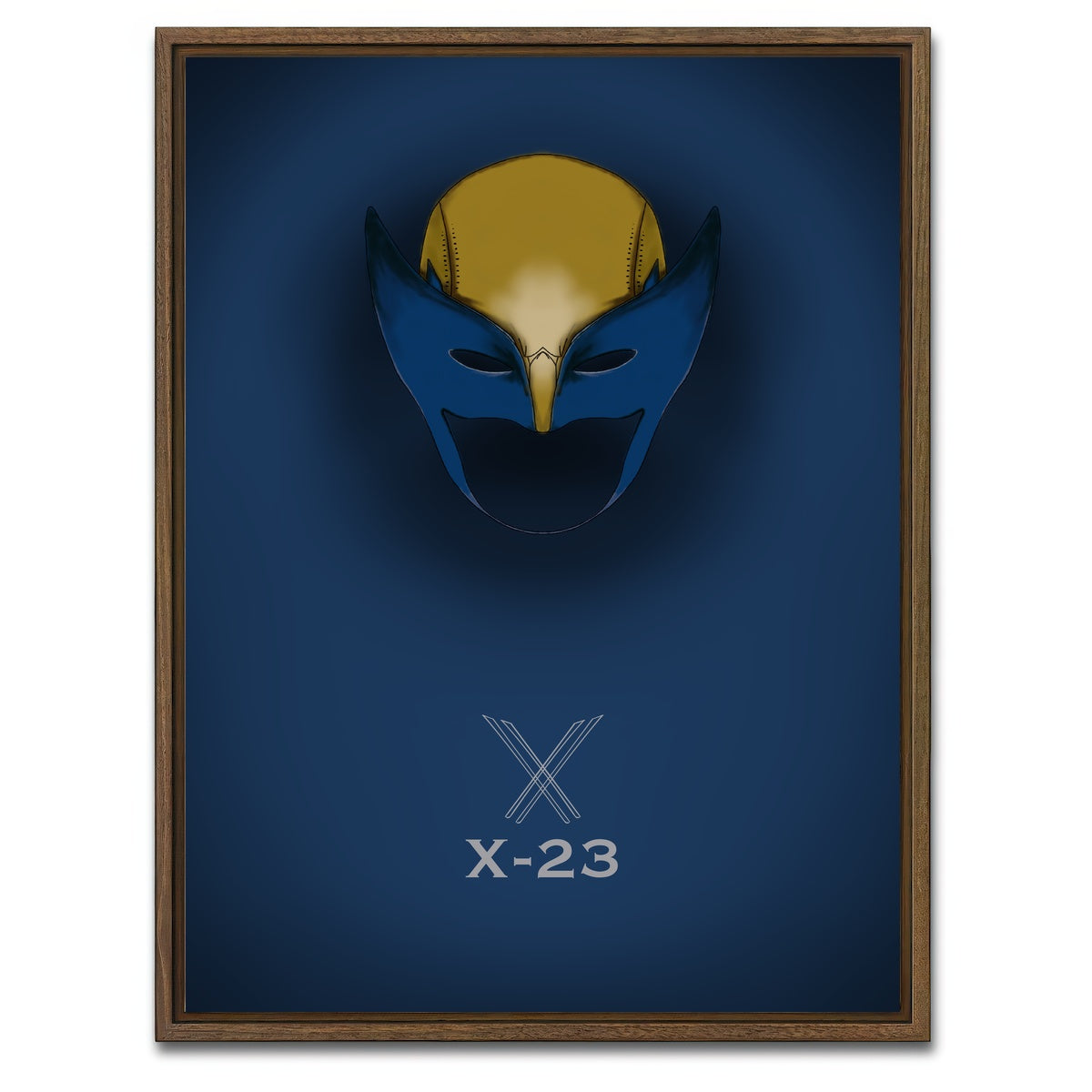 AUTO-MOCKUP WHITE | X23 | 1 Piece | Walnut Framed Canvas | group=3x4