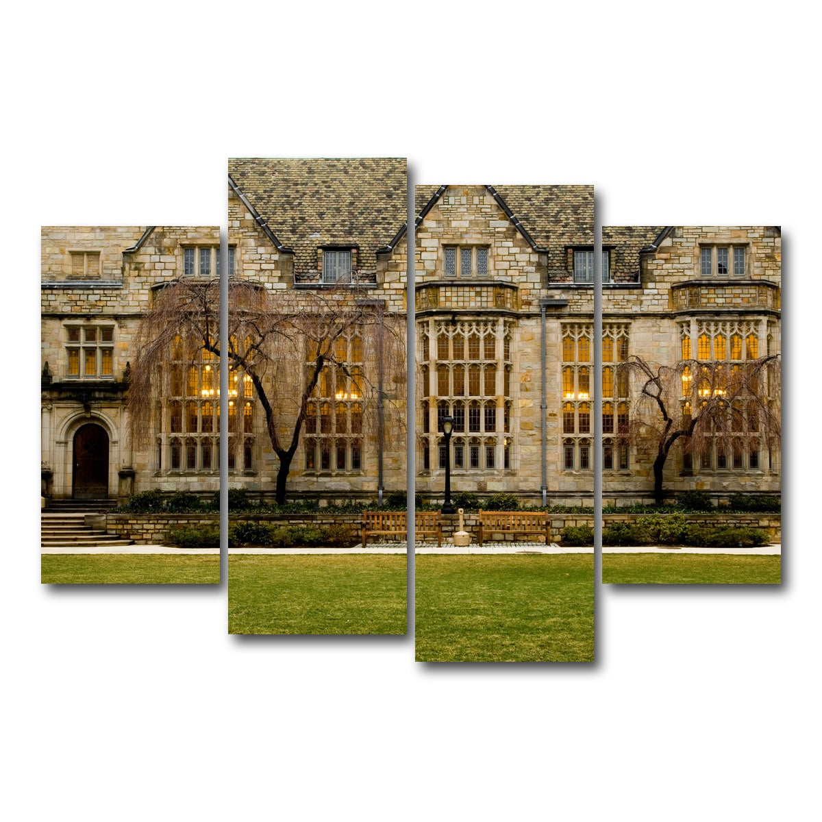AUTO-MOCKUP WHITE | Yale University | 4 Piece | Gallery Wrap Canvas | group=4_short