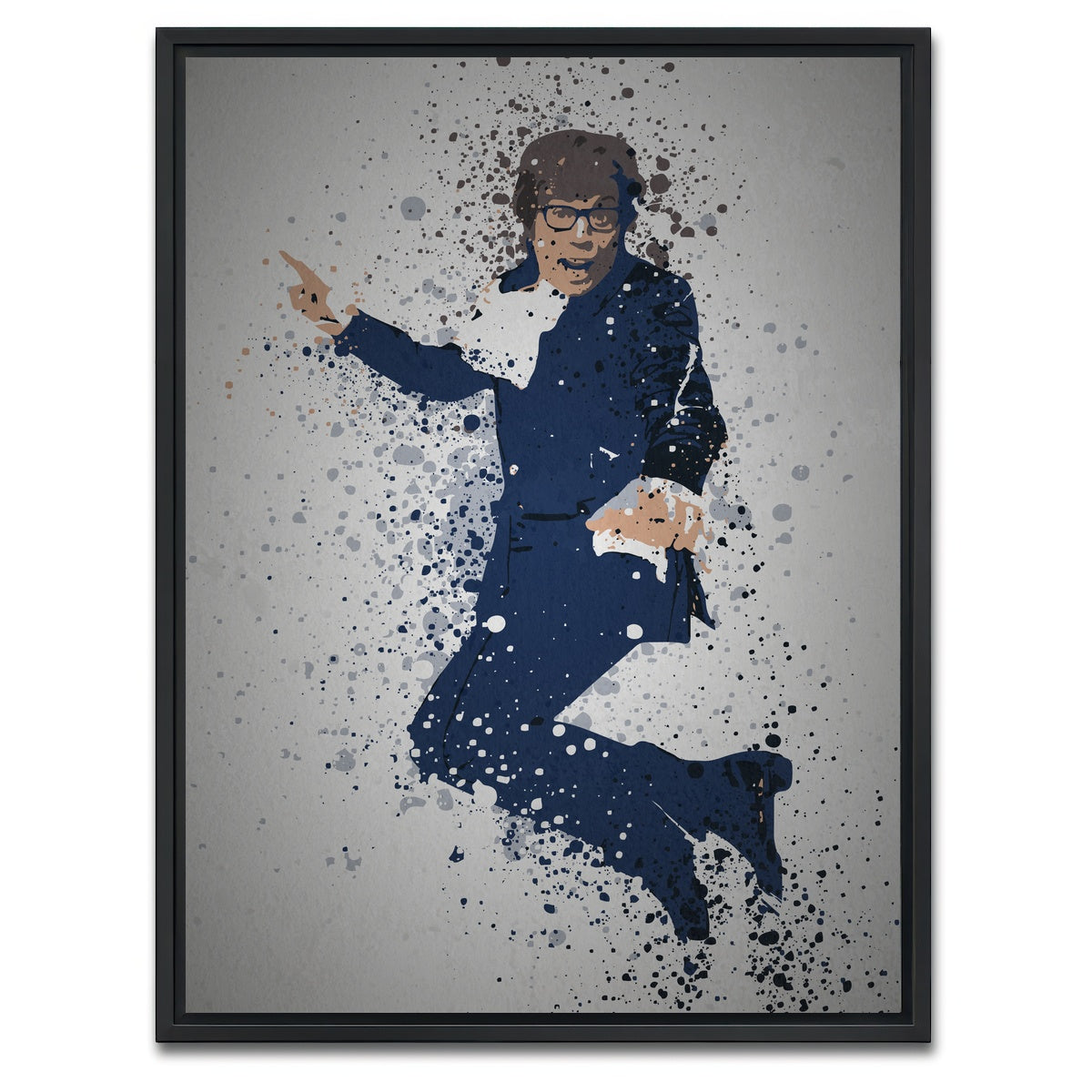 AUTO-MOCKUP WHITE | Yeah Baby | 1 Piece | Black Framed Canvas | group=3x4