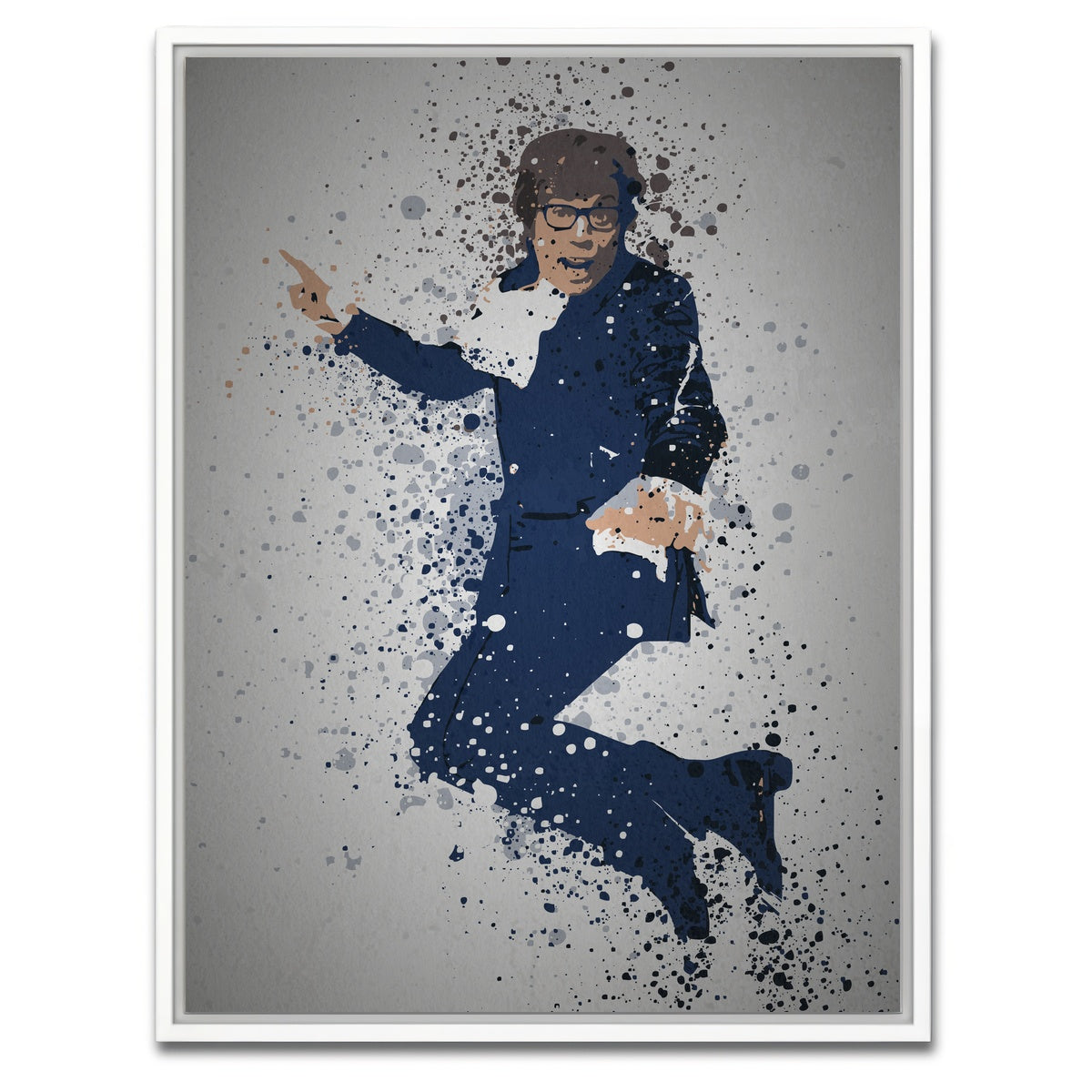 AUTO-MOCKUP WHITE | Yeah Baby | 1 Piece | White Framed Canvas | group=3x4