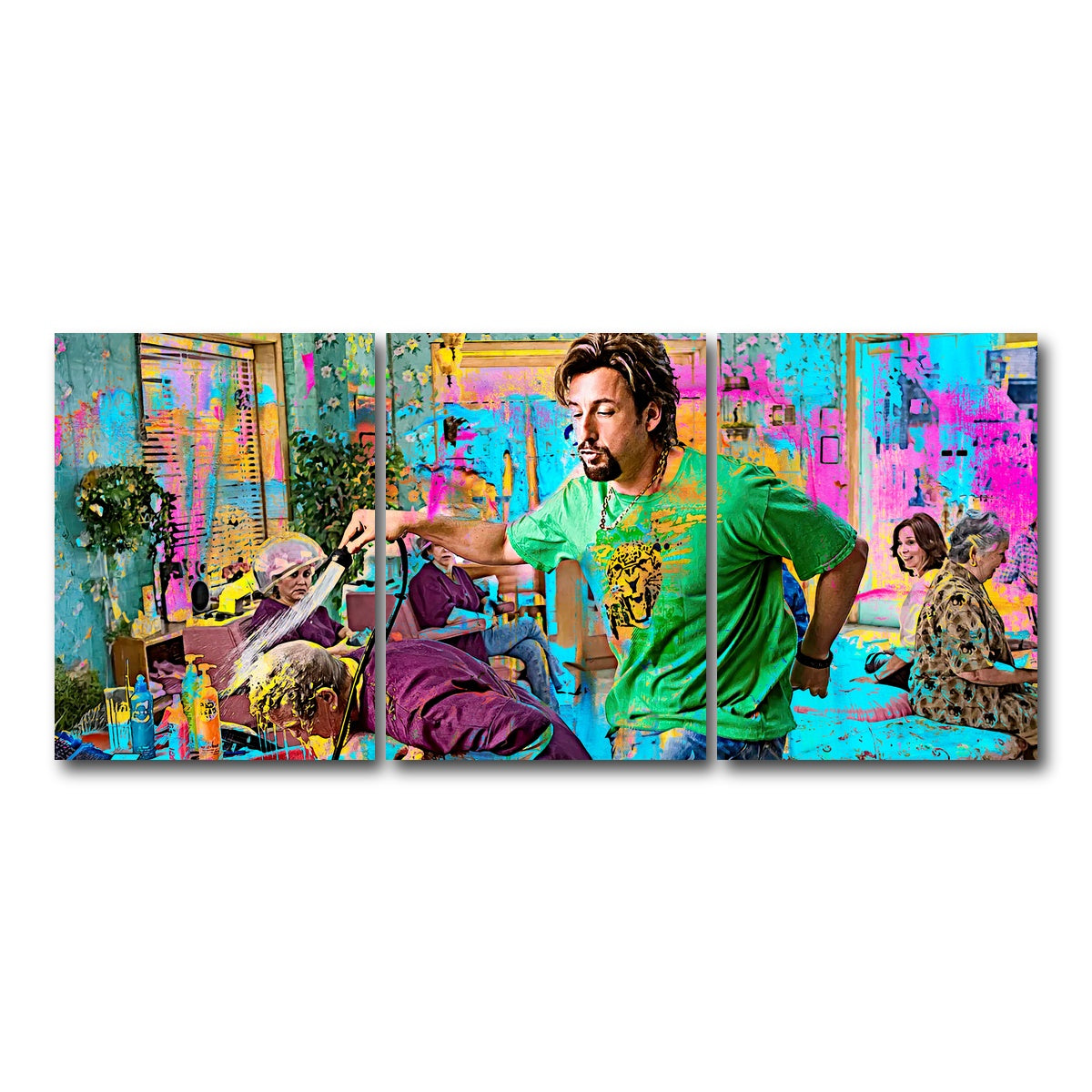 AUTO-MOCKUP WHITE | You Don't Mess with the Zohan | 3 Piece | Gallery Wrap Canvas | group=18x24