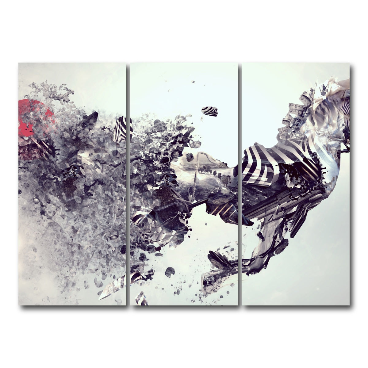 AUTO-MOCKUP WHITE | Zebra Abstract | 3 Piece | Gallery Wrapped | group=8x18