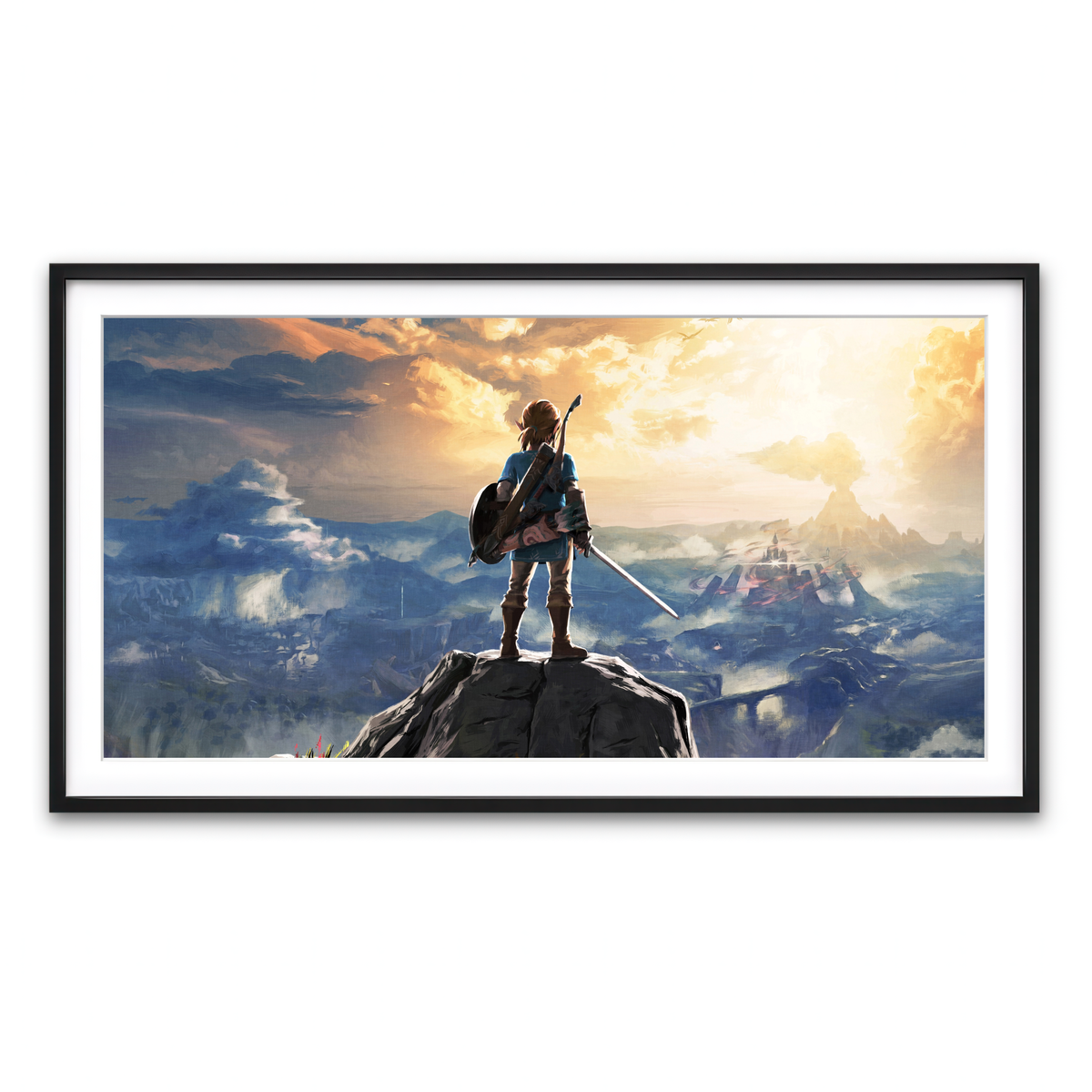 Framed Print 2x1 Black